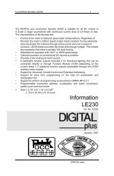 LE230 Decoder Manual - Lenz USA