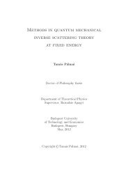 Methods in quantum mechanical inverse scattering theory at fixed ...