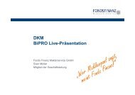DKM BiPRO Live-Präsentation