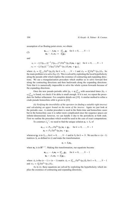 RENDICONTI DEL SEMINARIO MATEMATICO