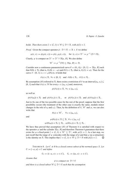 RENDICONTI DEL SEMINARIO MATEMATICO