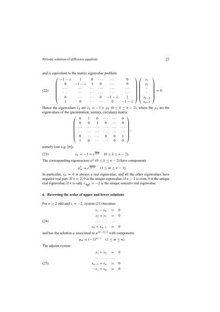 RENDICONTI DEL SEMINARIO MATEMATICO