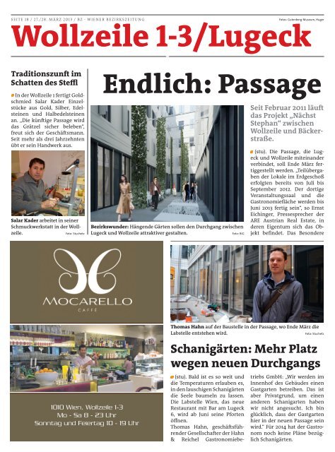 Wiener Bezirkszeitung vom 27.03.2013 - Labstelle