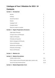 Modules 2013-14 (Year 2) UPDATED (PDF ... - University of York