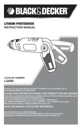 300 amp slim jump-starter instruction manual - Black & Decker