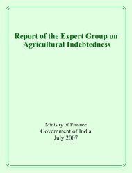 Report of the Expert Group on Agricultural Indebtedness