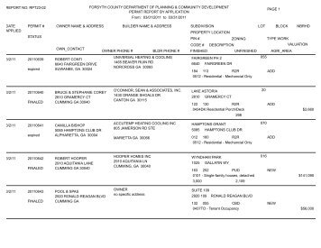 REPORT NO - Forsyth County Government