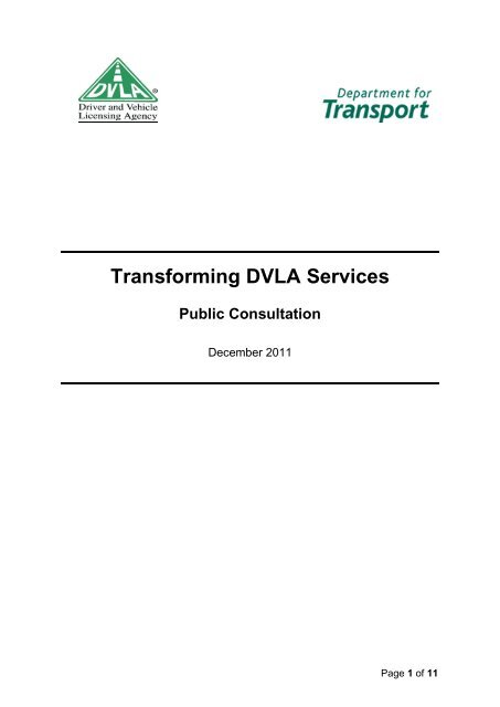 Transforming DVLA Services' can be downloaded here - Fleet News