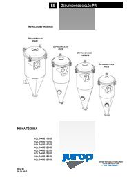 ES DEPURADORES CICLÃN PR FICHA TÃCNICA - Jurop S.p.A.