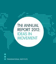 Download Annual Report 2012 (pdf, 3.08 MB) - Transnational Institute