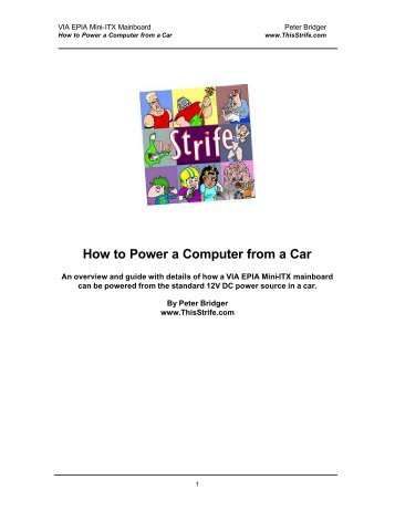 How to Power a Computer from a Car