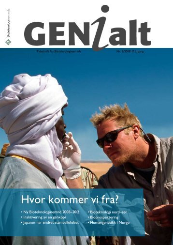 Last ned GENialt 3/2008 (pdf). - Bioteknologinemnda