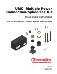 UMC Installation Manual - Chromalox Precision Heat and Control