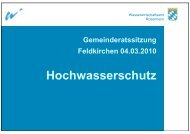 Hochwasserschutz - Wasserwirtschaftsamt Rosenheim - Bayern