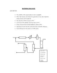 MATERIAL BALANCE