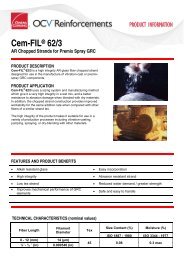 Cem-FIL® 62/3 - OCV Reinforcements