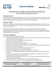 Programming in Visual Basic with Microsoft Visual Studio 2010
