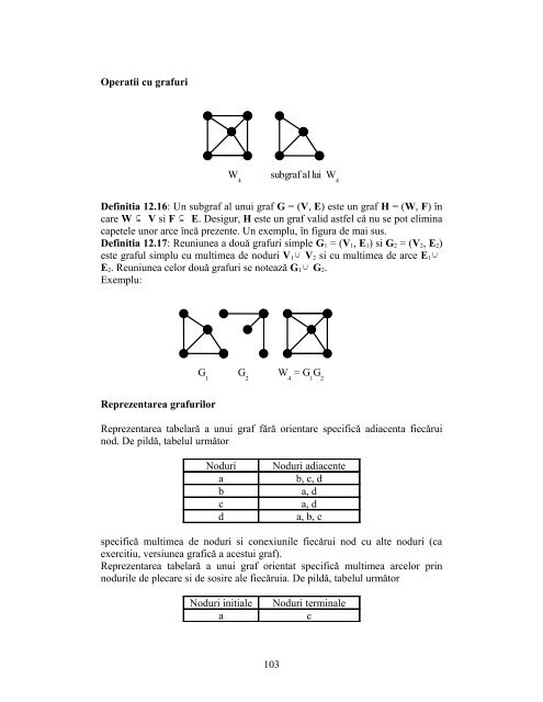 Matematici discrete pentru CS - Departamentul Automatica ...