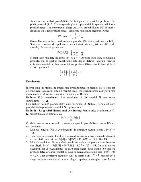 Matematici discrete pentru CS - Departamentul Automatica ...