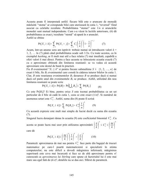 Matematici discrete pentru CS - Departamentul Automatica ...