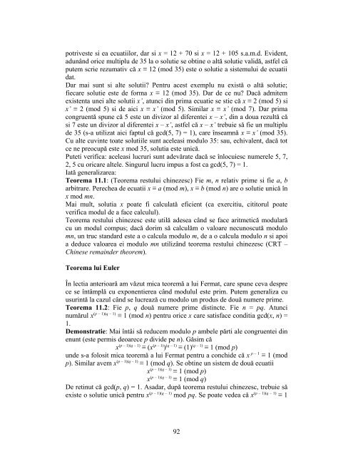 Matematici discrete pentru CS - Departamentul Automatica ...