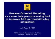 Process-Oriented Modeling as a core data pre-processing ... - Force