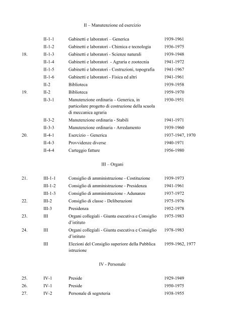 'Istituto tecnico agrario 'Stanga' - Istituto Centrale per gli Archivi