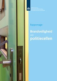 Rapportage Brandveiligheid van politiecellen