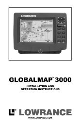 GlobalMap 3000 MT Owners Manual - Lowrance