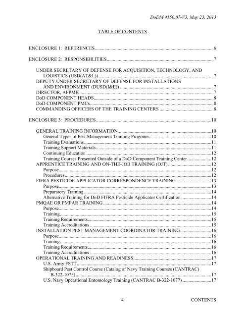 DoD Manual 4150.07, Vol. 3, May 23, 2013 - Defense Technical ...
