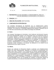 PLAN DE ACCION 2011.pdf - Unidades TecnolÃ³gicas de Santander ...