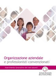 Organizzazione aziendale e professionisti convenzionati