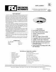 301PL SERIES - Gamewell-FCI