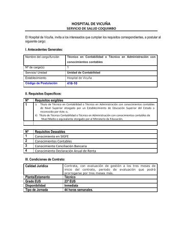 416-10 Contabilidad - Servicio de Salud Coquimbo