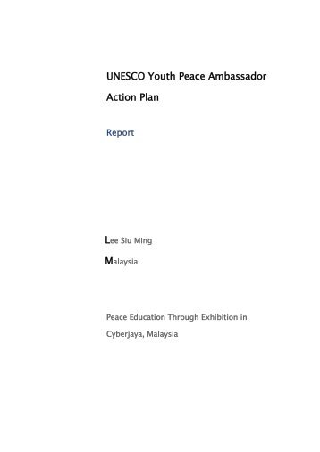 Peace Education Through Exhibition in Cyberjaya, Malaysia