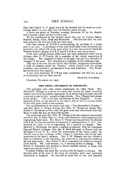 1905-06 Volume 30 No 1–5 - Phi Delta Theta Scroll Archive