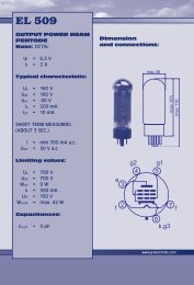 JJ EL509 Datasheet 2005 - Dr. Tube