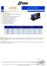 SDMO J275K - Critical Power Supplies