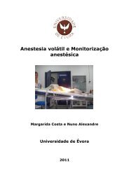 Sebenta anestesia volátil e monitorização.pdf - Universidade de Évora