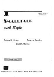 Smalltalk with Style - Stéphane Ducasse - Free