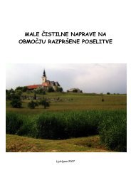 Male čistilne naprave na območju razpršene poselitve