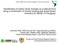 Identification of carbon stock changes at a national level using a ...