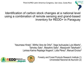 Identification of carbon stock changes at a national level using a ...