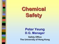 Chemical Safety - Safety.hku.hk - The University of Hong Kong