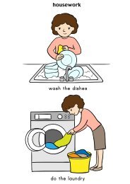 wash the dishes do the laundry - Kiz Club