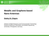 Metallic and Graphene-based Nano-Antennas - N3Cat