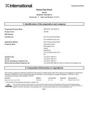 Safety Data Sheet 1. Identification of the preparation and company 2 ...