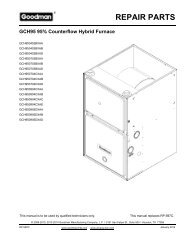 REPAIR PARTS - Northern Plumbing Supply