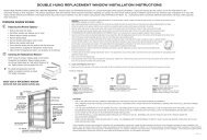 double hung replacement window installation instructions