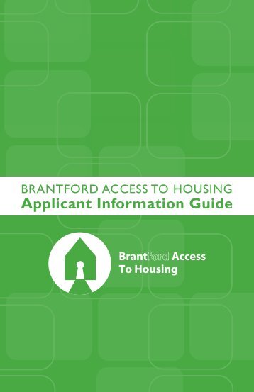 view the BATH Applicant Information Guide PDF - City of Brantford